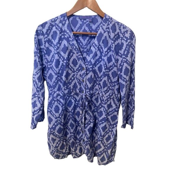Fresh Produce‎ Geometric Pattern Button Down Top - Picture 1 of 4